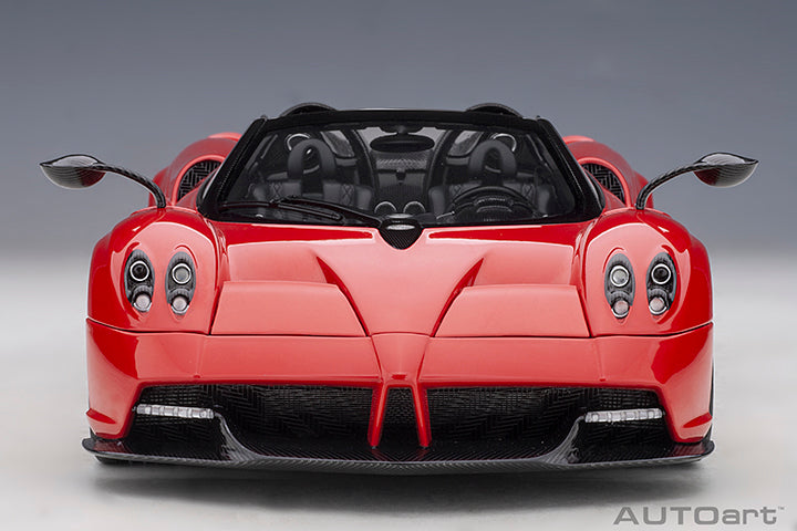 AUTOart Pagani Huayra Roadster Rosso Monza Red Carbon 1:18