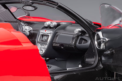 AUTOart Pagani Huayra Roadster Rosso Monza Red Carbon 1:18