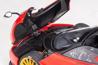 AUTOart Pagani Huayra Roadster Rosso Monza Red Carbon 1:18