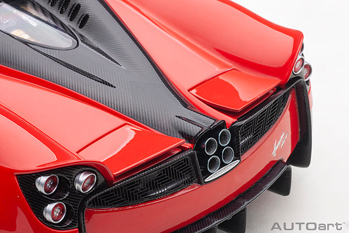 AUTOart Pagani Huayra Roadster Rosso Monza Red Carbon 1:18