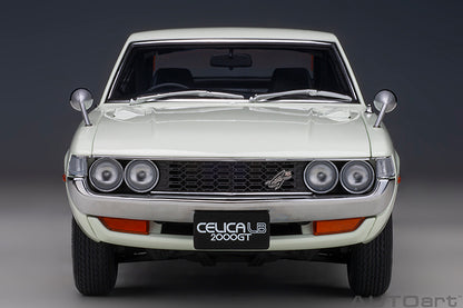 AUTOart 1973 Toyota Celica Liftback 2000GT (RA25) White 1:18