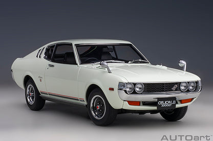 AUTOart 1973 Toyota Celica Liftback 2000GT (RA25) White 1:18