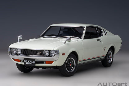 AUTOart 1973 Toyota Celica Liftback 2000GT (RA25) White 1:18