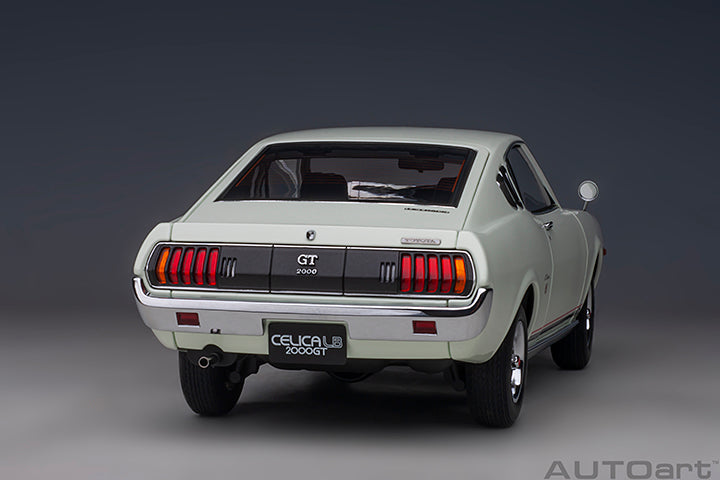 AUTOart 1973 Toyota Celica Liftback 2000GT (RA25) White 1:18