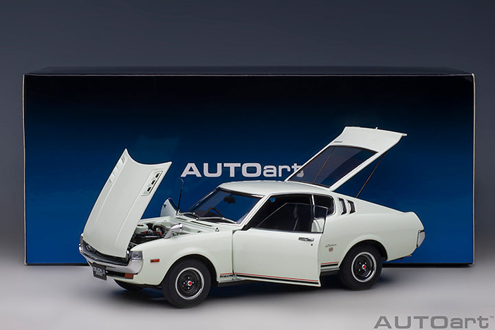 AUTOart 1973 Toyota Celica Liftback 2000GT (RA25) White 1:18