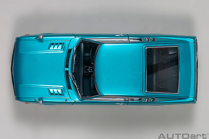 AUTOart 1973 Toyota Celica Liftback 2000GT (RA25) Turquoise Blue Metallic 1:18