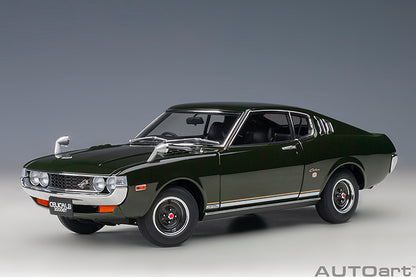 AUTOart 1973 Toyota Celica Liftback 2000GT (RA25) Moss Green 1:18