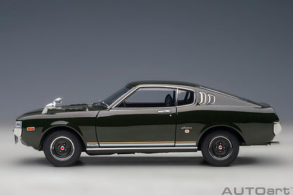 AUTOart 1973 Toyota Celica Liftback 2000GT (RA25) Moss Green 1:18