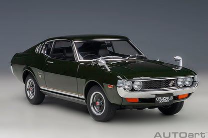 AUTOart 1973 Toyota Celica Liftback 2000GT (RA25) Moss Green 1:18