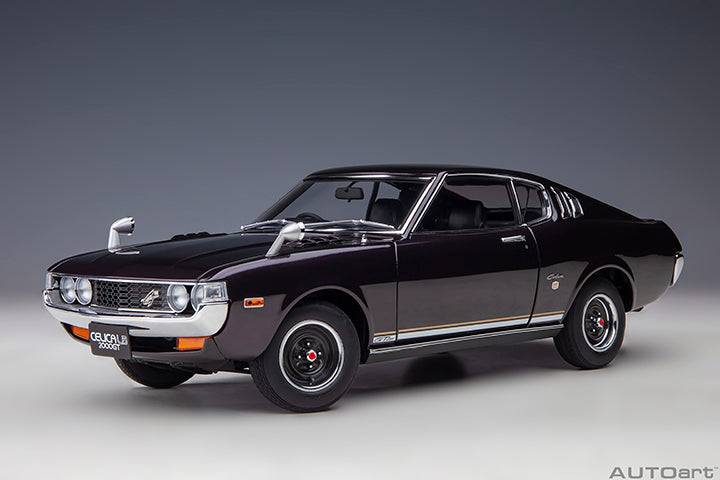 AUTOart 1973 Toyota Celica Liftback 2000GT (RA25) Dark Purple Metallic 1:18