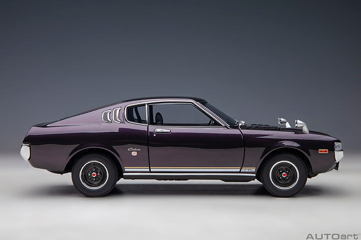 AUTOart 1973 Toyota Celica Liftback 2000GT (RA25) Dark Purple Metallic 1:18