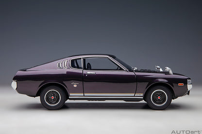 AUTOart 1973 Toyota Celica Liftback 2000GT (RA25) Dark Purple Metallic 1:18