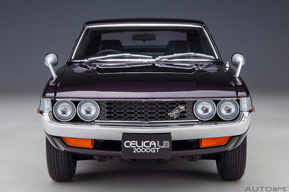 AUTOart 1973 Toyota Celica Liftback 2000GT (RA25) Dark Purple Metallic 1:18