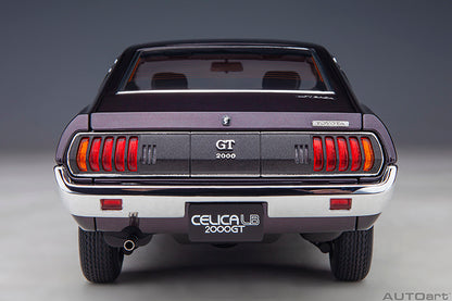 AUTOart 1973 Toyota Celica Liftback 2000GT (RA25) Dark Purple Metallic 1:18