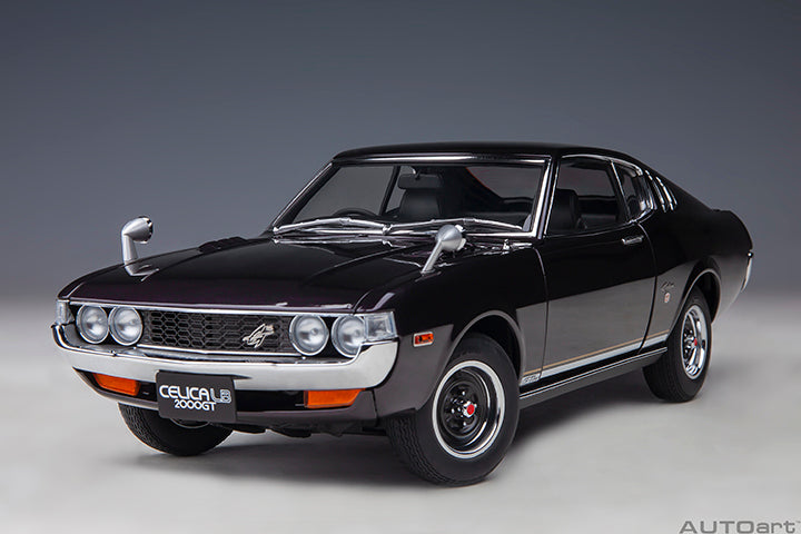 AUTOart 1973 Toyota Celica Liftback 2000GT (RA25) Dark Purple Metallic 1:18