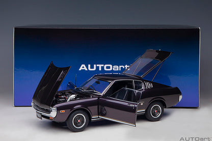 AUTOart 1973 Toyota Celica Liftback 2000GT (RA25) Dark Purple Metallic 1:18