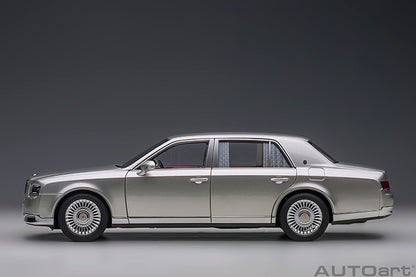 AUTOart Toyota Century Special Edition with Curtain Silver 1:18