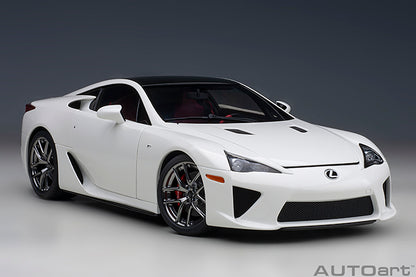 AUTOart 2012 Lexus LFA Whitest White and Carbon Black 1:18