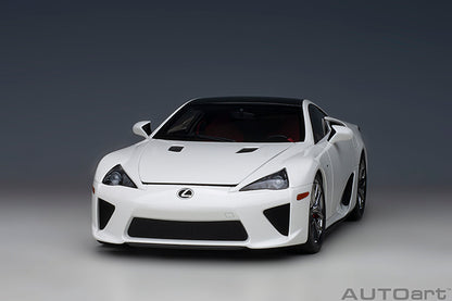 AUTOart 2012 Lexus LFA Whitest White and Carbon Black 1:18