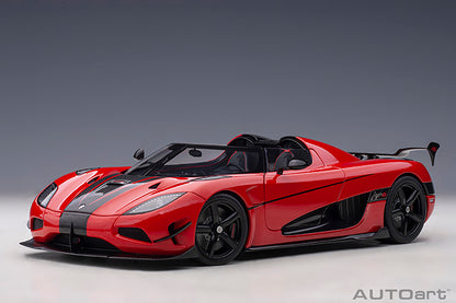 AUTOart Koenigsegg Agera RS Spyder Chili Red & Carbon Black 1:18