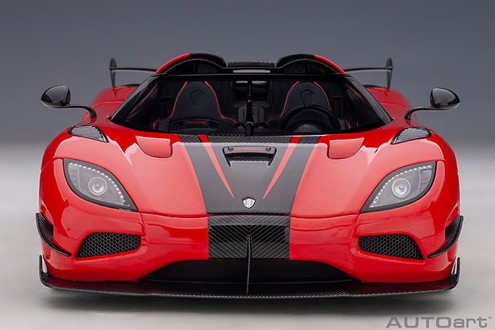 AUTOart Koenigsegg Agera RS Spyder Chili Red & Carbon Black 1:18