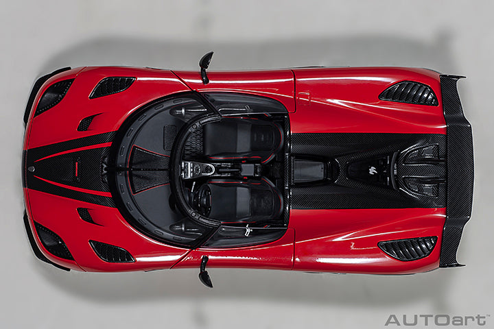 AUTOart Koenigsegg Agera RS Spyder Chili Red & Carbon Black 1:18