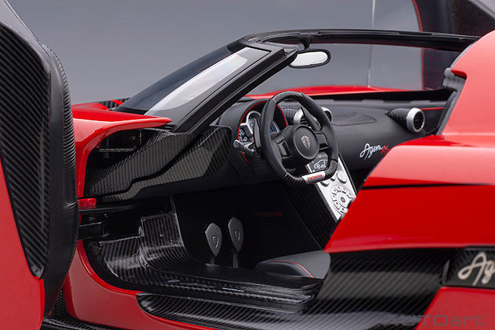 AUTOart Koenigsegg Agera RS Spyder Chili Red & Carbon Black 1:18