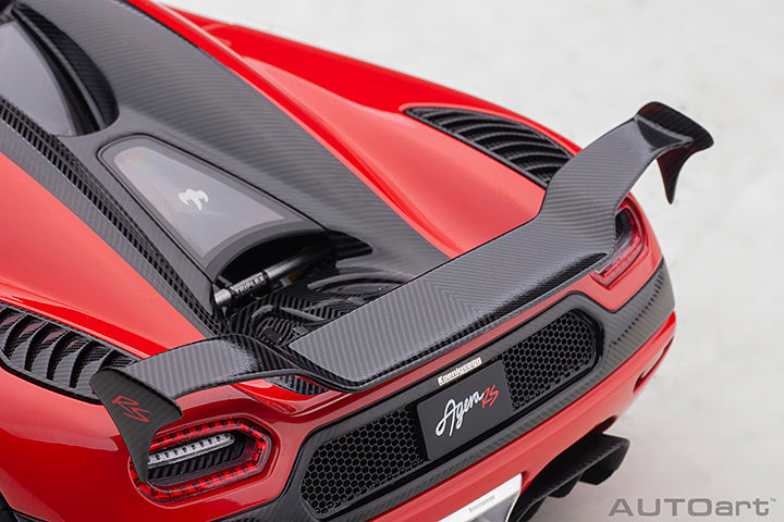 AUTOart Koenigsegg Agera RS Spyder Chili Red & Carbon Black 1:18