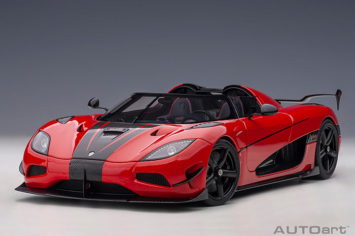 AUTOart Koenigsegg Agera RS Spyder Chili Red & Carbon Black 1:18