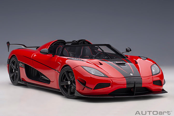 AUTOart Koenigsegg Agera RS Spyder Chili Red & Carbon Black 1:18