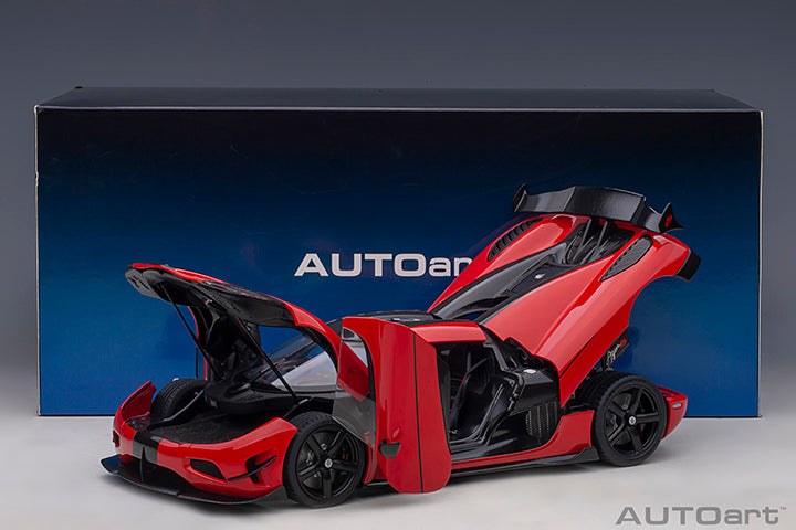 AUTOart Koenigsegg Agera RS Spyder Chili Red & Carbon Black 1:18