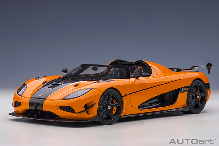 AUTOart Koenigsegg Agera RS Spyder Cone Orange & Carbon Black 1:18