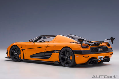 AUTOart Koenigsegg Agera RS Spyder Cone Orange & Carbon Black 1:18