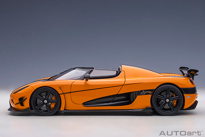 AUTOart Koenigsegg Agera RS Spyder Cone Orange & Carbon Black 1:18