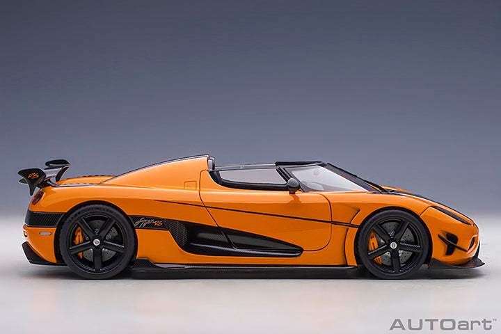 AUTOart Koenigsegg Agera RS Spyder Cone Orange & Carbon Black 1:18