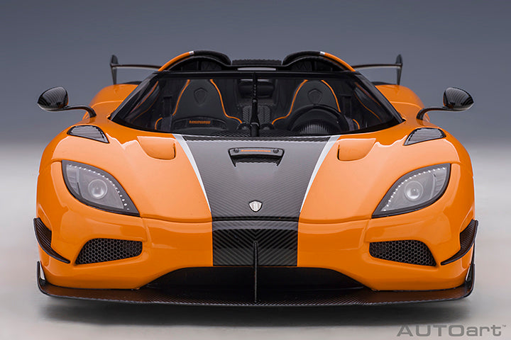 AUTOart Koenigsegg Agera RS Spyder Cone Orange & Carbon Black 1:18