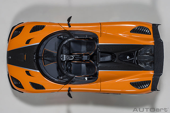 AUTOart Koenigsegg Agera RS Spyder Cone Orange & Carbon Black 1:18