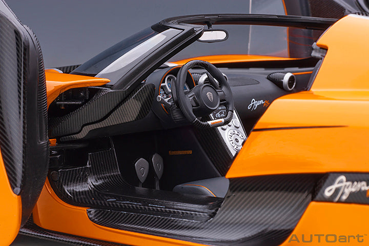 AUTOart Koenigsegg Agera RS Spyder Cone Orange & Carbon Black 1:18