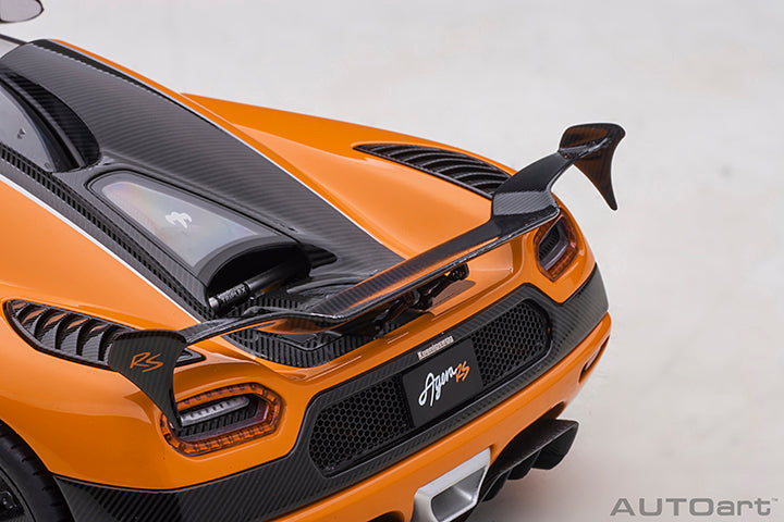 AUTOart Koenigsegg Agera RS Spyder Cone Orange & Carbon Black 1:18