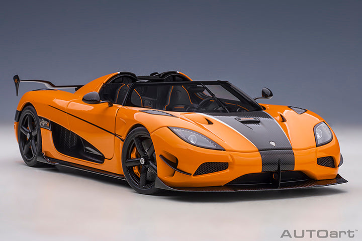 AUTOart Koenigsegg Agera RS Spyder Cone Orange & Carbon Black 1:18