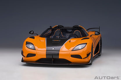 AUTOart Koenigsegg Agera RS Spyder Cone Orange & Carbon Black 1:18