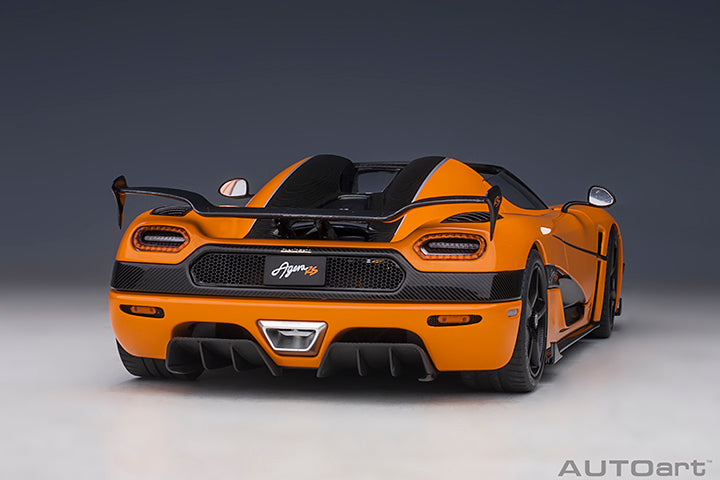 AUTOart Koenigsegg Agera RS Spyder Cone Orange & Carbon Black 1:18