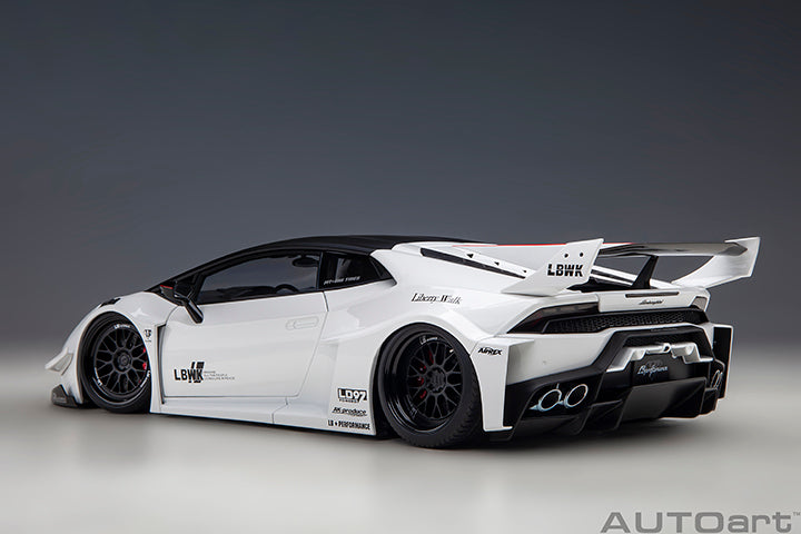 AUTOart Lamborghini Huracan GT Liberty Walk LB Silhouette Works White 1:18