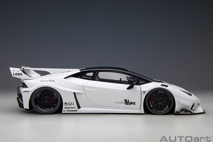 AUTOart Lamborghini Huracan GT Liberty Walk LB Silhouette Works White 1:18