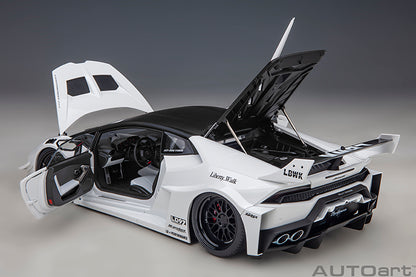 AUTOart Lamborghini Huracan GT Liberty Walk LB Silhouette Works White 1:18