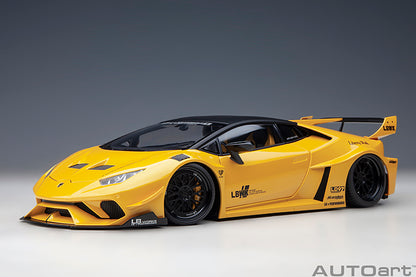 AUTOart Lamborghini Huracan GT Liberty Walk LB Silhouette Works Yellow Metallic 1:18