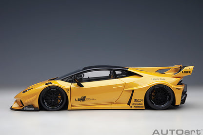 AUTOart Lamborghini Huracan GT Liberty Walk LB Silhouette Works Yellow Metallic 1:18