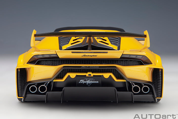 AUTOart Lamborghini Huracan GT Liberty Walk LB Silhouette Works Yellow Metallic 1:18