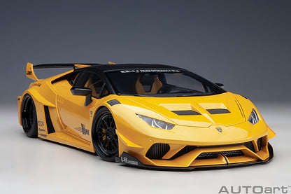 AUTOart Lamborghini Huracan GT Liberty Walk LB Silhouette Works Yellow Metallic 1:18