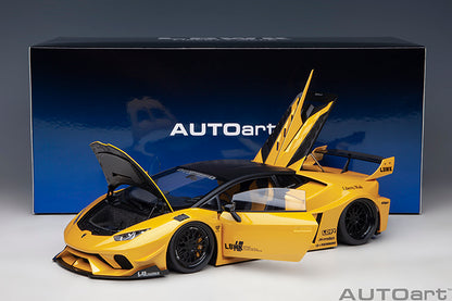 AUTOart Lamborghini Huracan GT Liberty Walk LB Silhouette Works Yellow Metallic 1:18